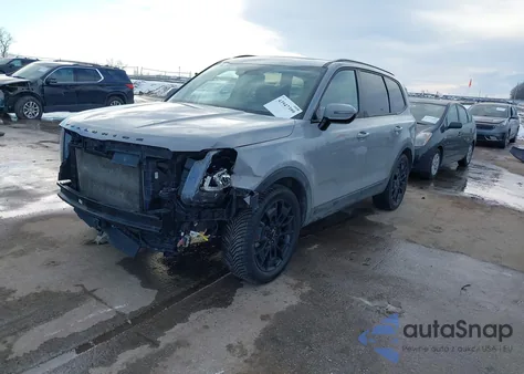 2022 Kia Telluride Sx z USA, uszkodzony, nr VIN 5XYP5DHC2NG288644
